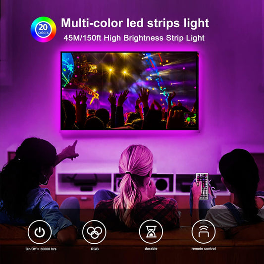 Led Strip Lights 100ft, RGB Color Changing Led