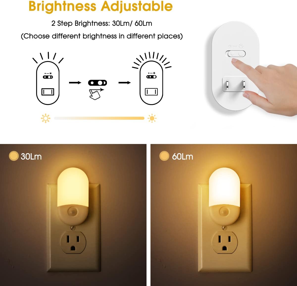LED Night Lights Plug into Wall
