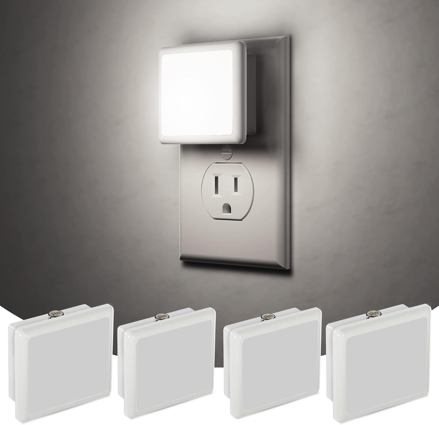 Night Lights Plug into Wall 2 Pack, Plug in Night Light