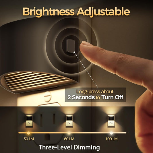 LED Night Light[2 Pack], Night Lights Plug into Wall