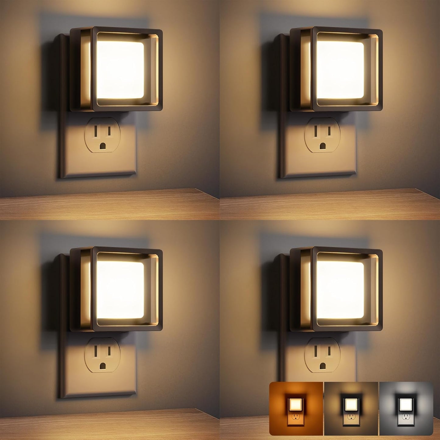 LED Night Light, Night Lights Plug Into Wall [2 Pack]