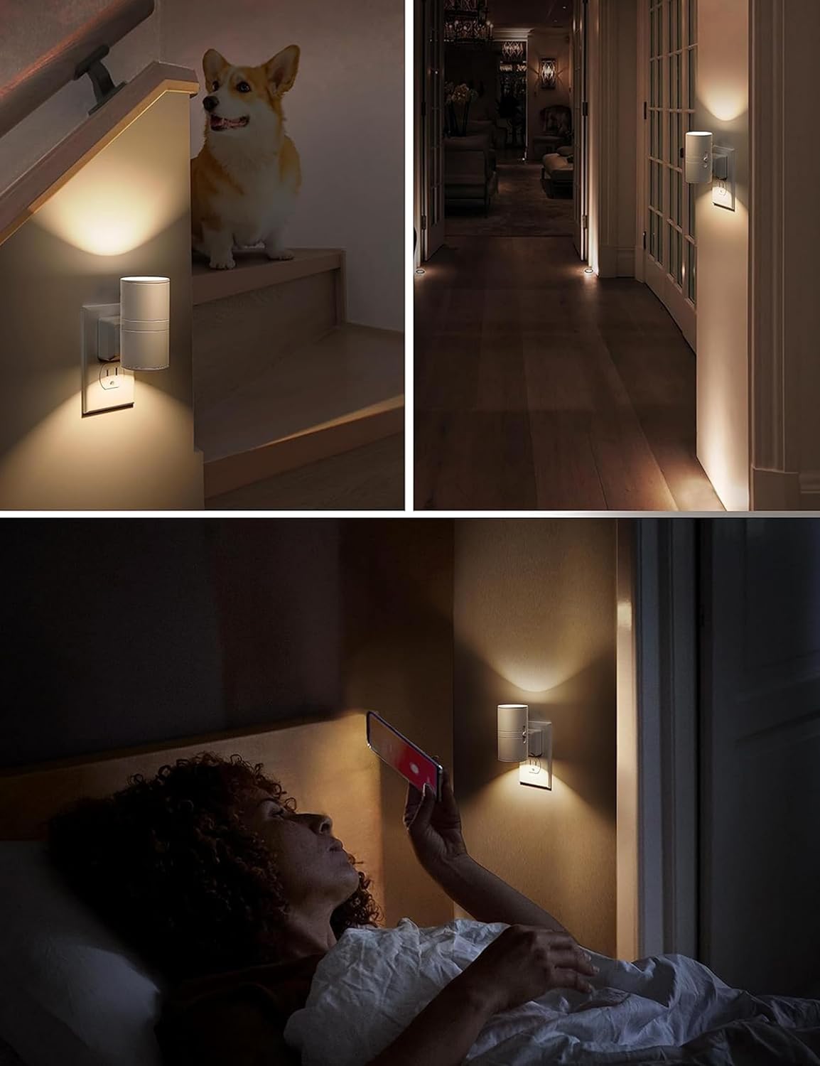 LED Night Light Plug in, Night Lights Plug into Wall, Light Sensor