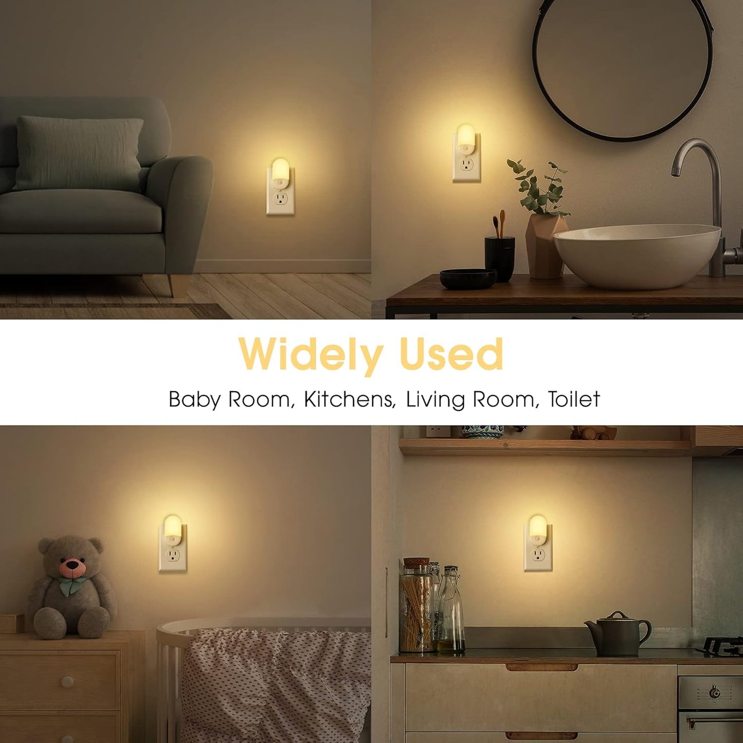 LED Night Lights Plug into Wall