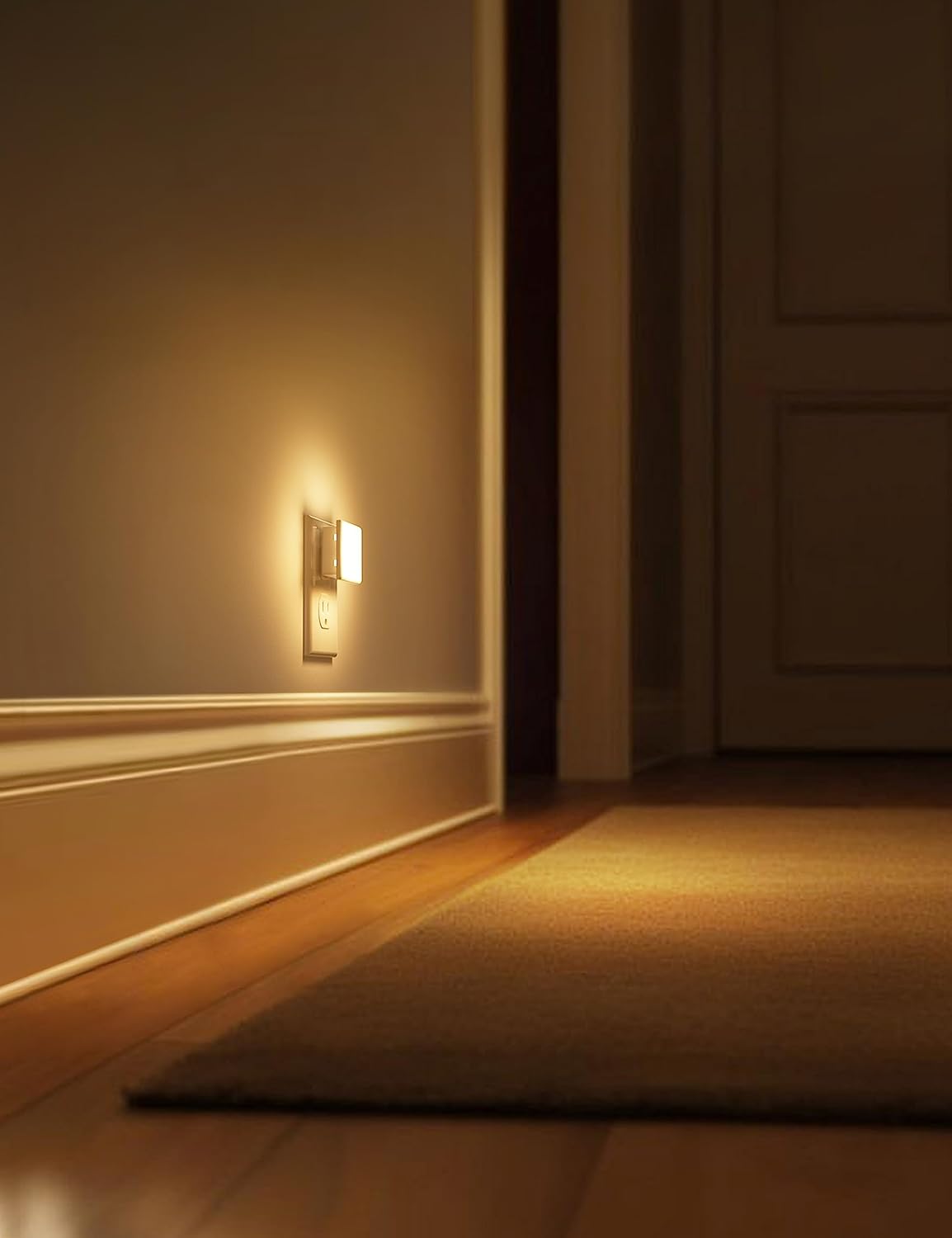 LED Night Lights Plug into Wall 2-Pack
