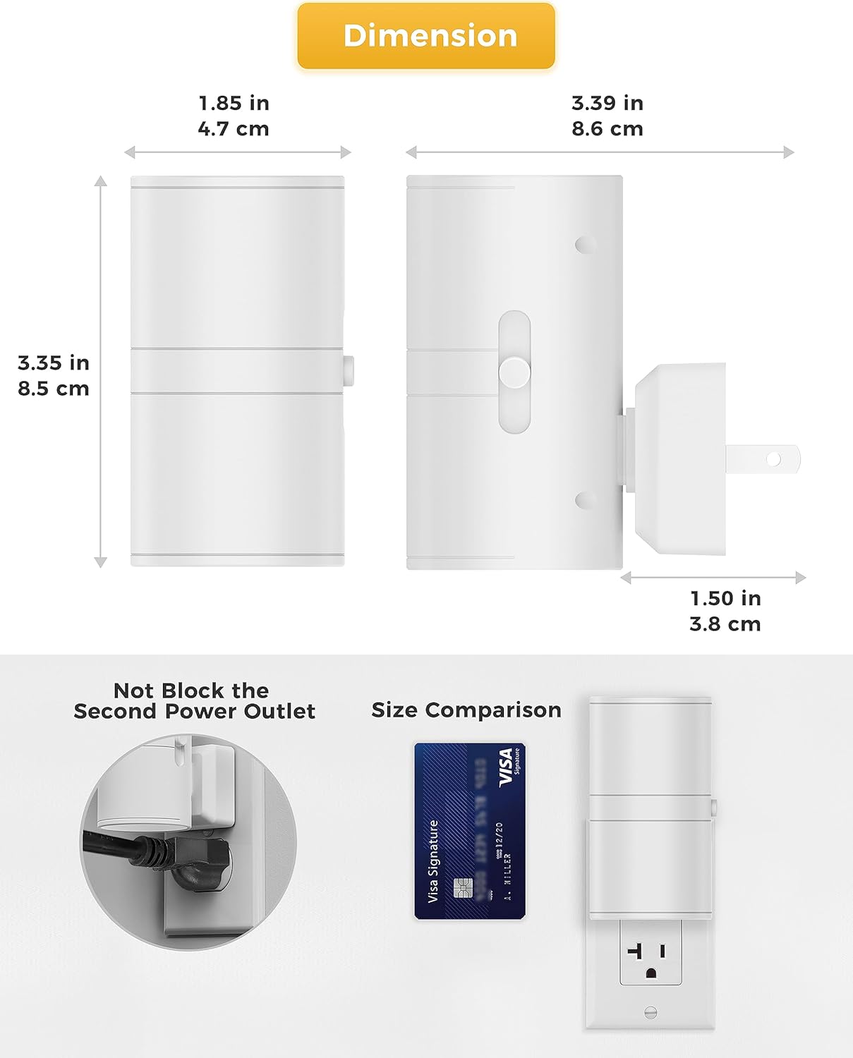 LED Night Light Plug in, Night Lights Plug into Wall, Light Sensor