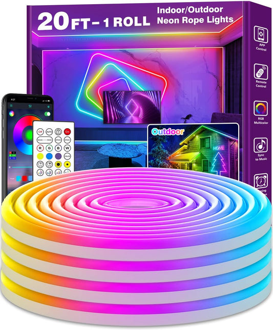 20Ft Neon Rope Lights