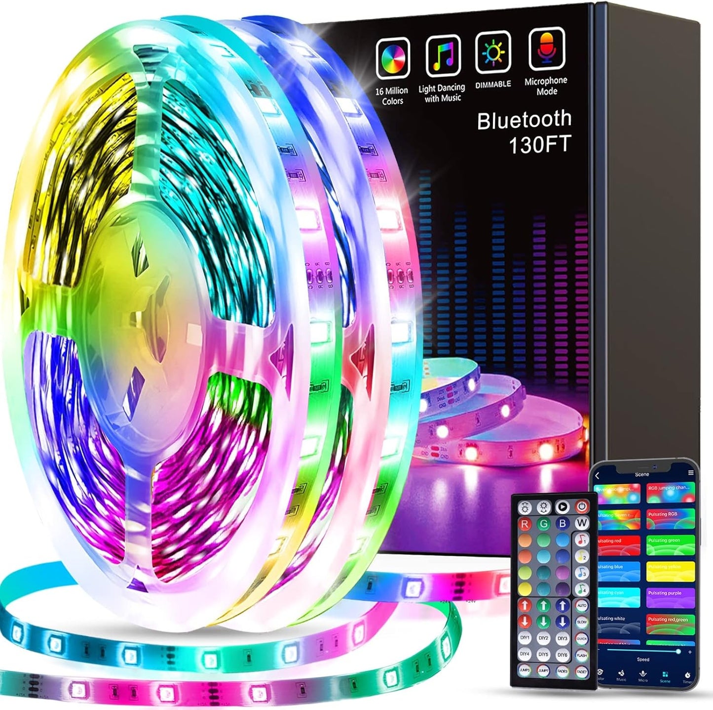 Tenmiro Led Strip Lights 130ft