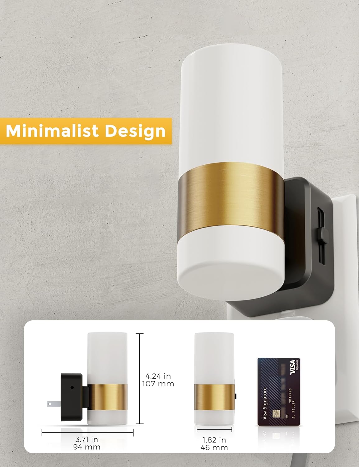 LED Dimmable Night Light 2 Pack