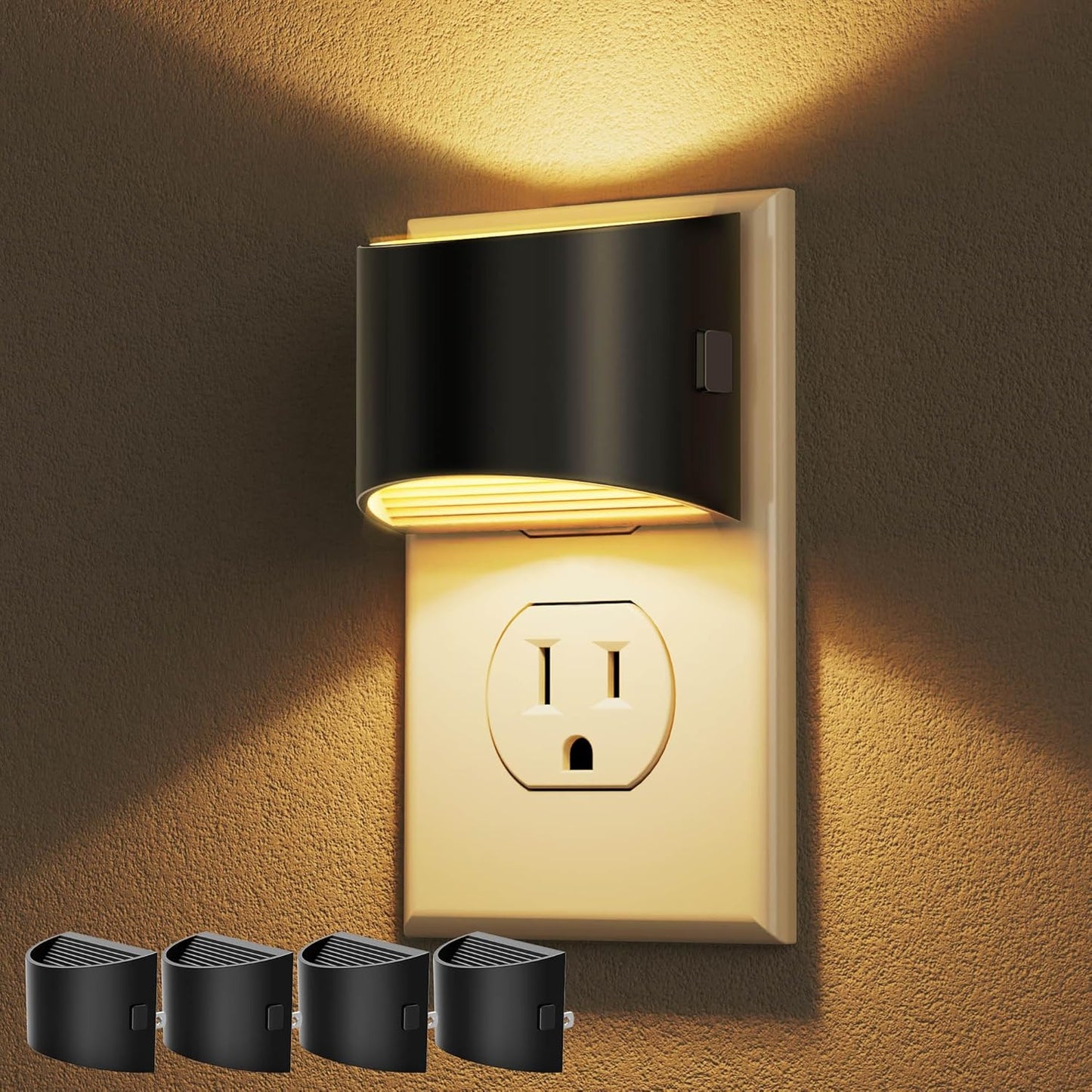 LED Night Light[2 Pack], Night Lights Plug into Wall