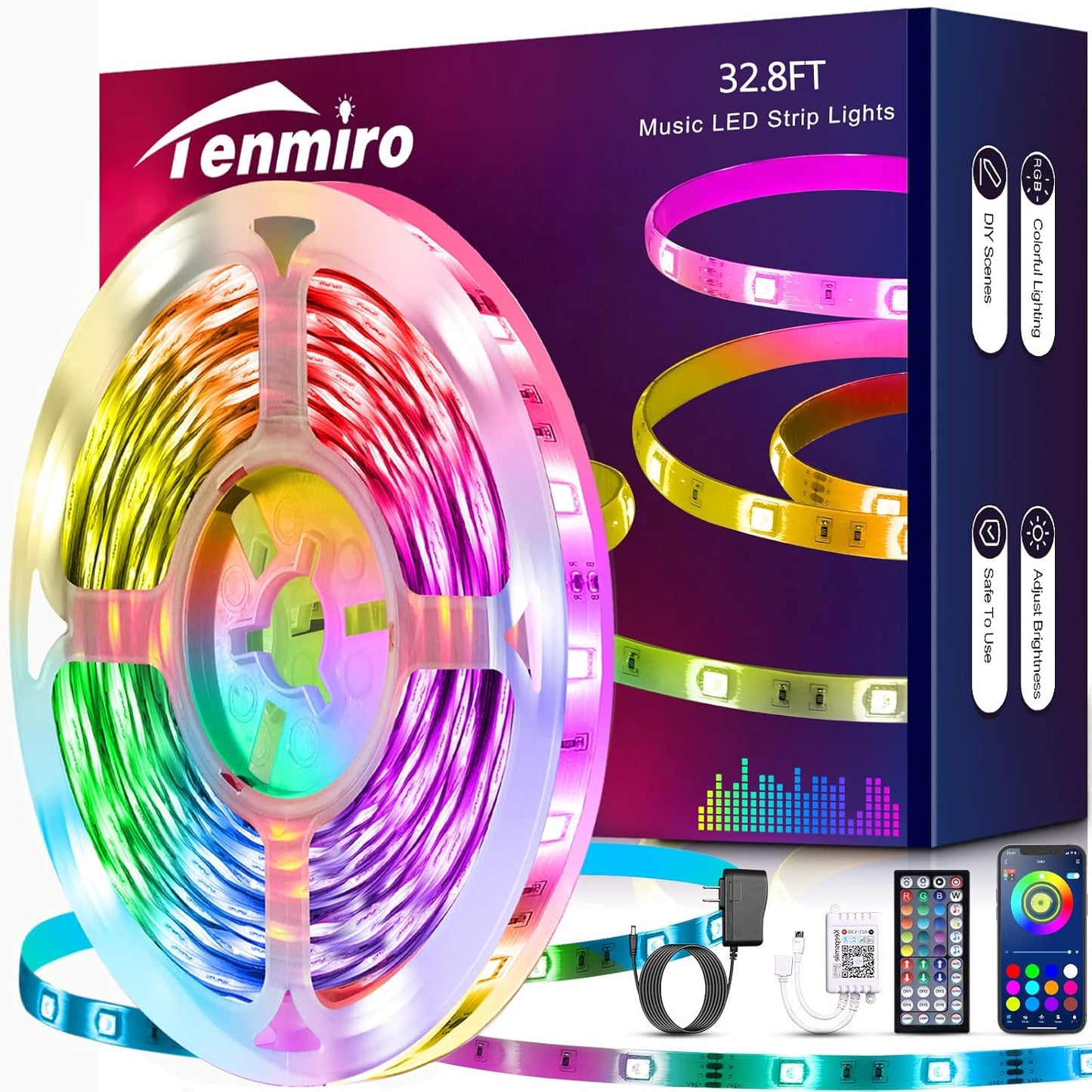 Tenmiro Led Strip Lights 130ft