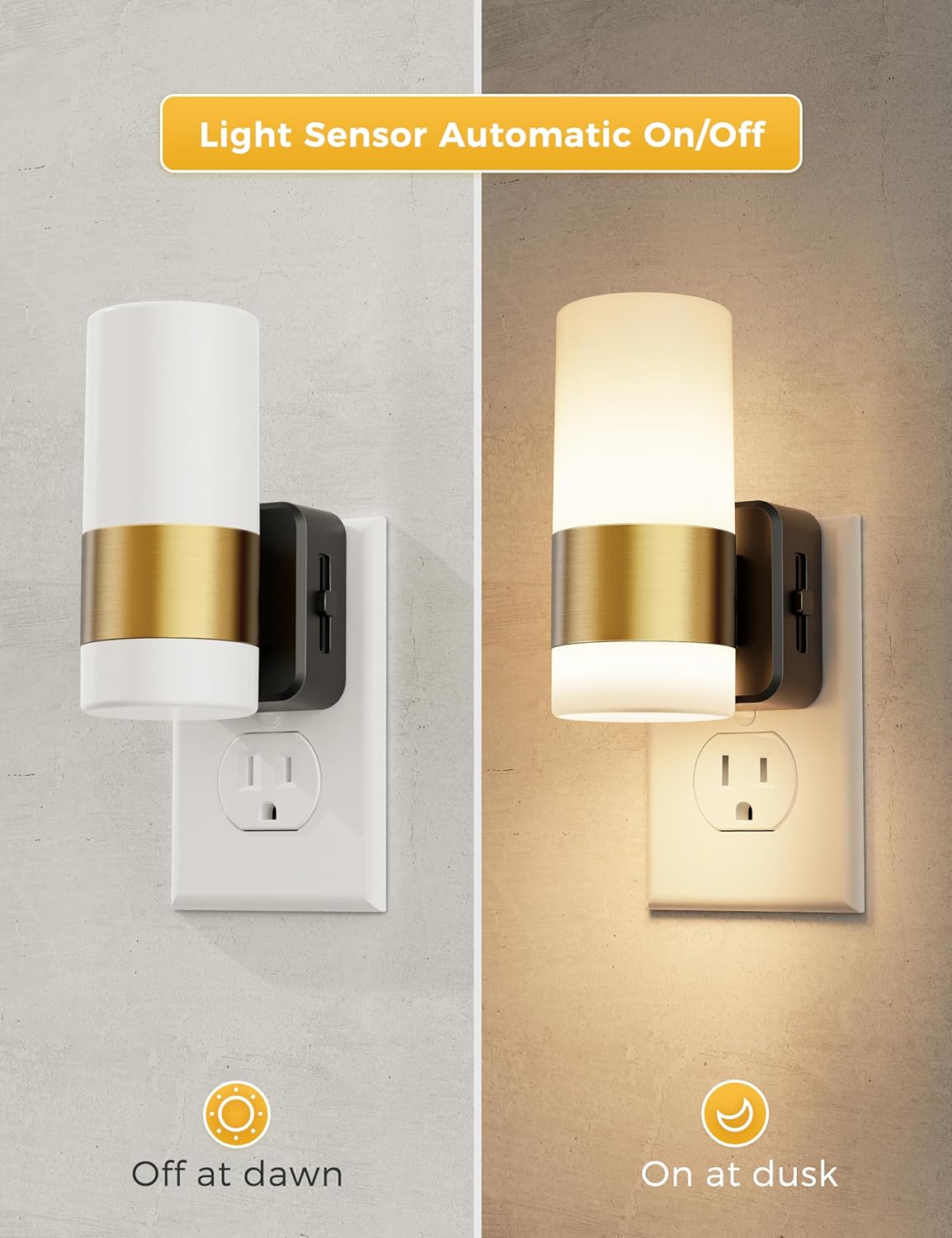 LED Dimmable Night Light 2 Pack