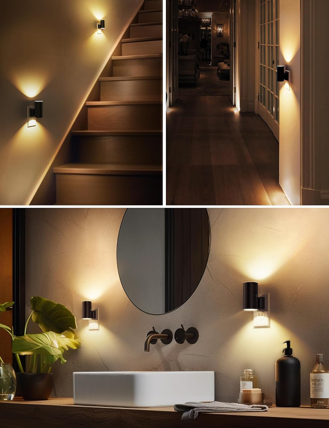 LED Night Light Plug in, Modern Night Lights Plug into Wall