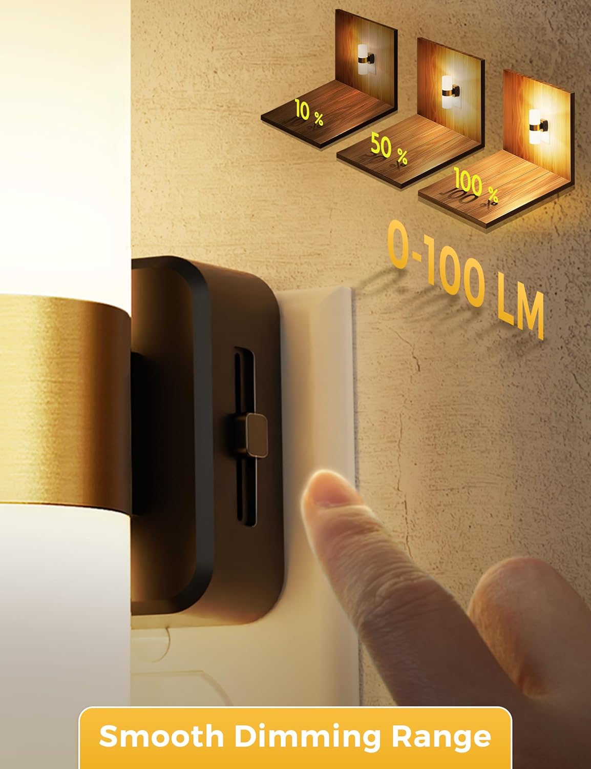 LED Dimmable Night Light 2 Pack