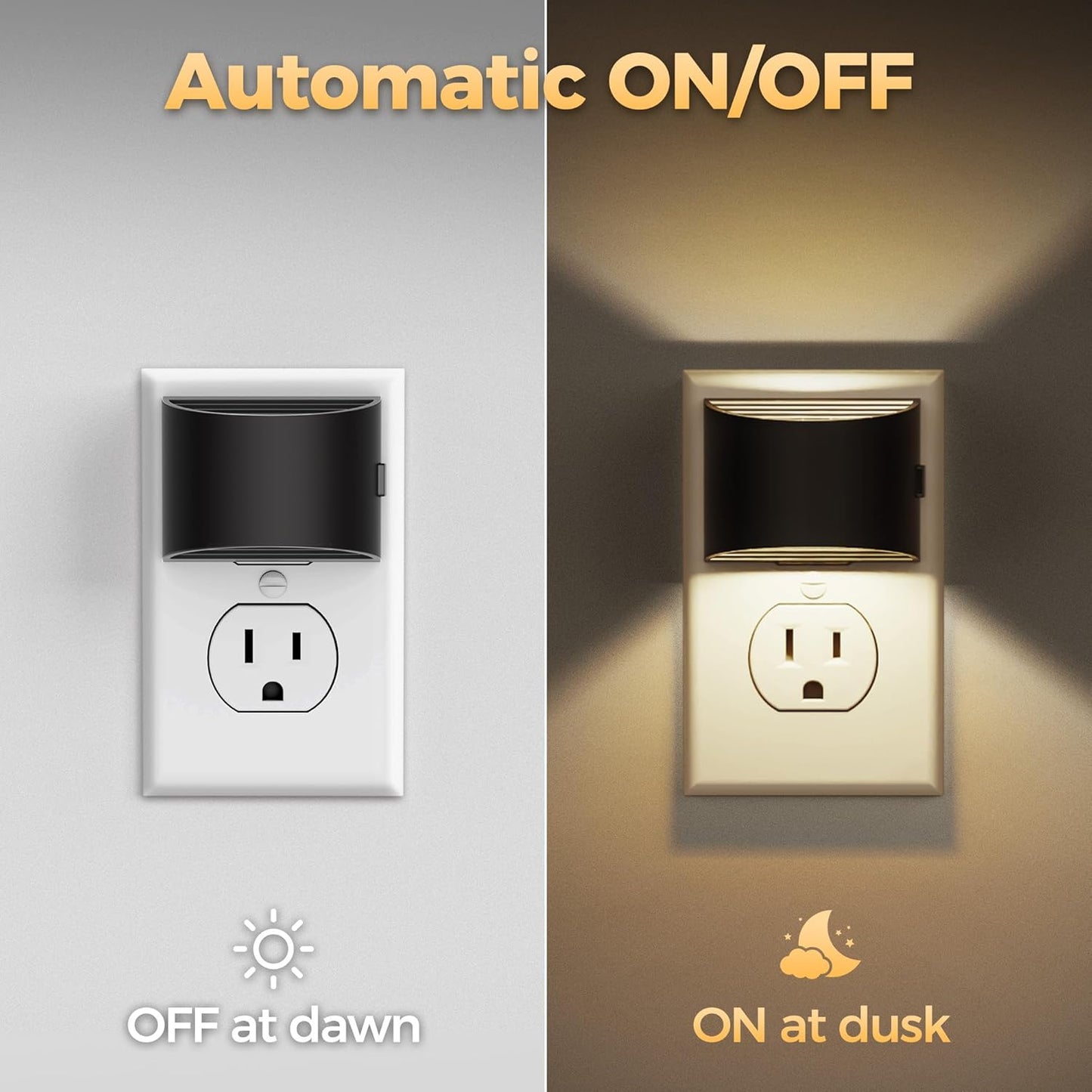 LED Night Light[2 Pack], Night Lights Plug into Wall