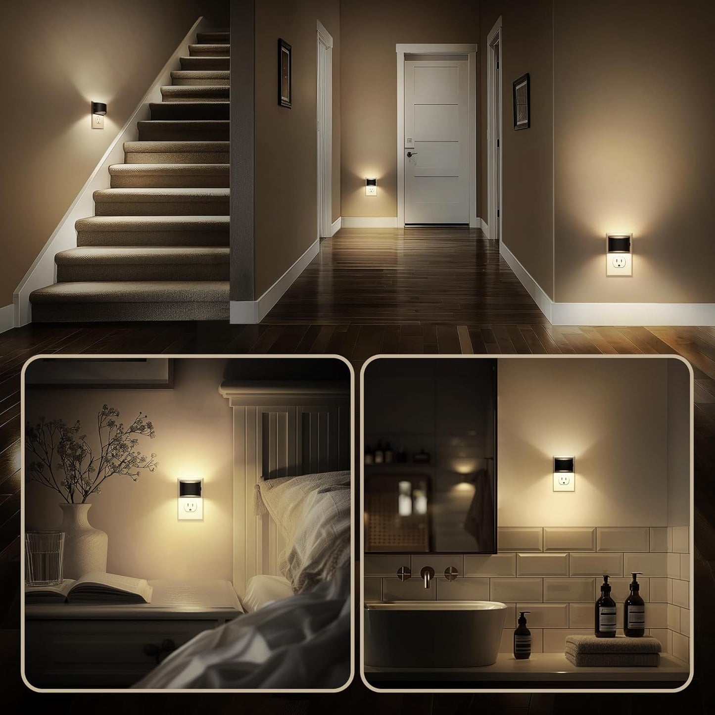 LED Night Light[2 Pack], Night Lights Plug into Wall